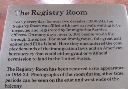 Ellis Island Registry Room