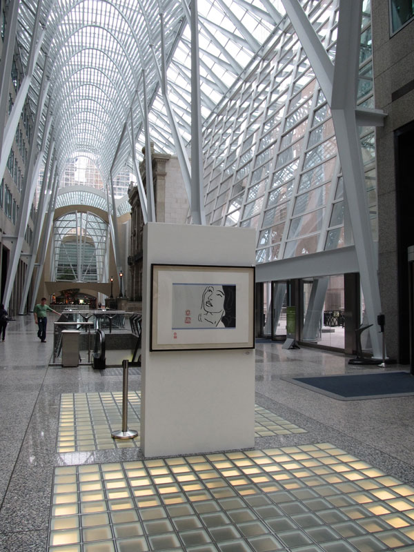 Leonard Cohen Art Exhibit Toronto